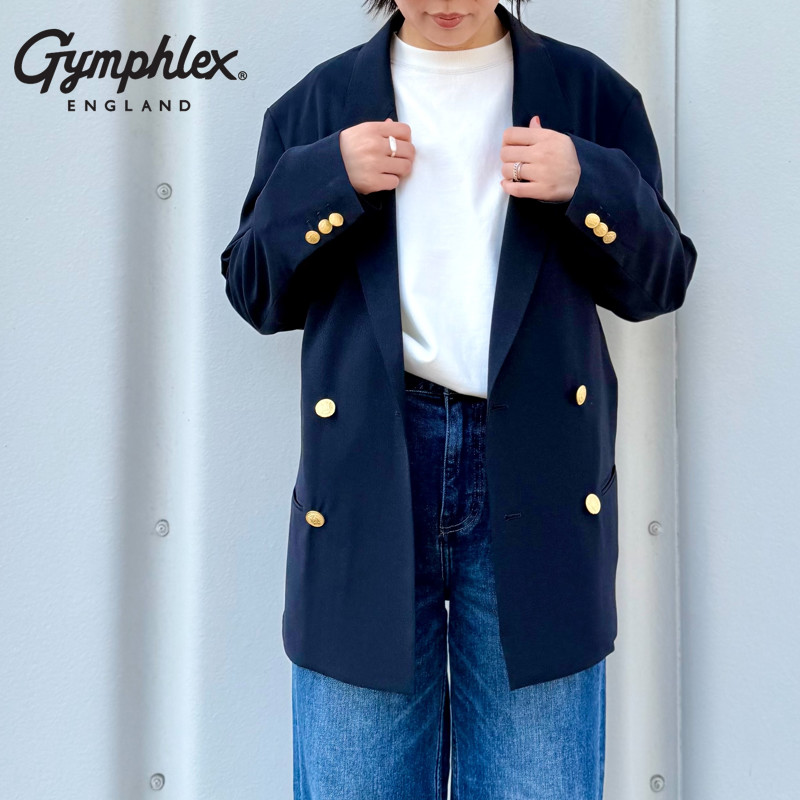 ジムフレックス Gymphlex/ブレザー/ダブル ブレスト ジャケット/GY-A0678 TWN/レディース【正規取扱】|BIG AMERICAN SHOP
