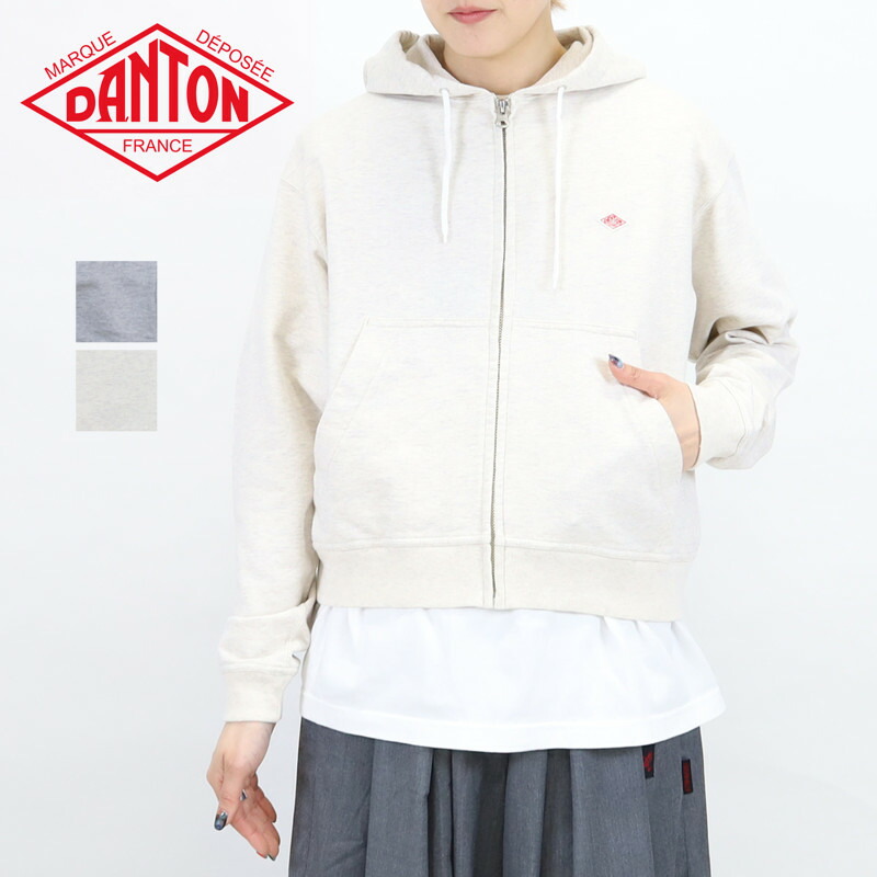 ダントン DANTON/パーカー/コットンテリー ジップフーディ/DT-C0411 CIN/レディース【正規取扱】|BIG AMERICAN SHOP
