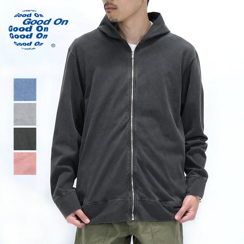 楽天市場】Good On グッドオン ZIP TEE PARKA ジップアップパーカー
