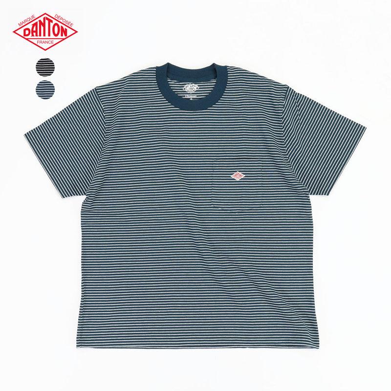 新品、DANTONチュニック半袖シャツ 中古・古着通販】DANTON (ダントン) 半袖バンドカラーチュニック