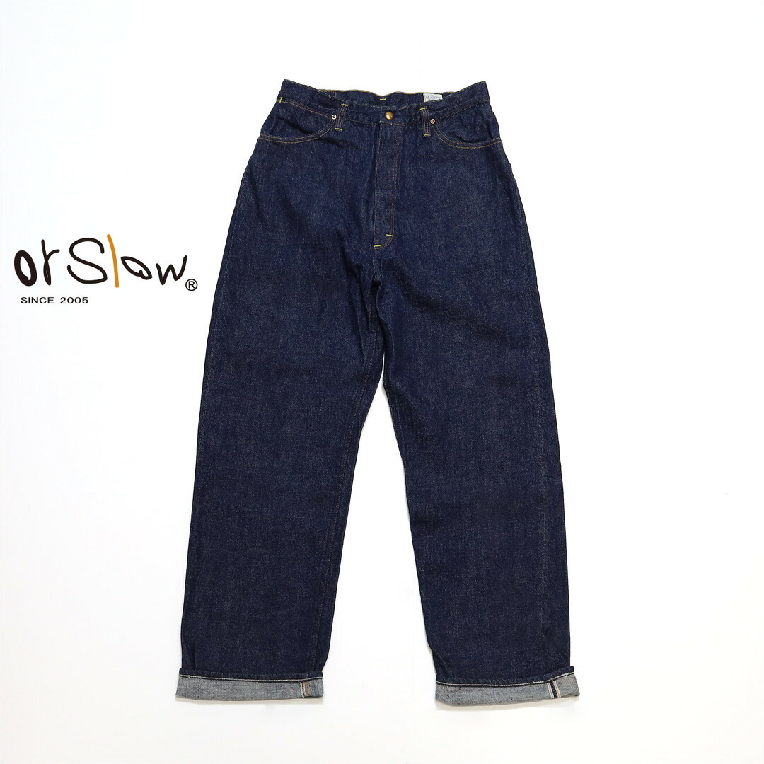 オアスロウ orSlow/ジーンズ/ハイウエスト デニムパンツ ジャスミン ワンウォッシュ/00-1040-81/レディース【正規取扱】