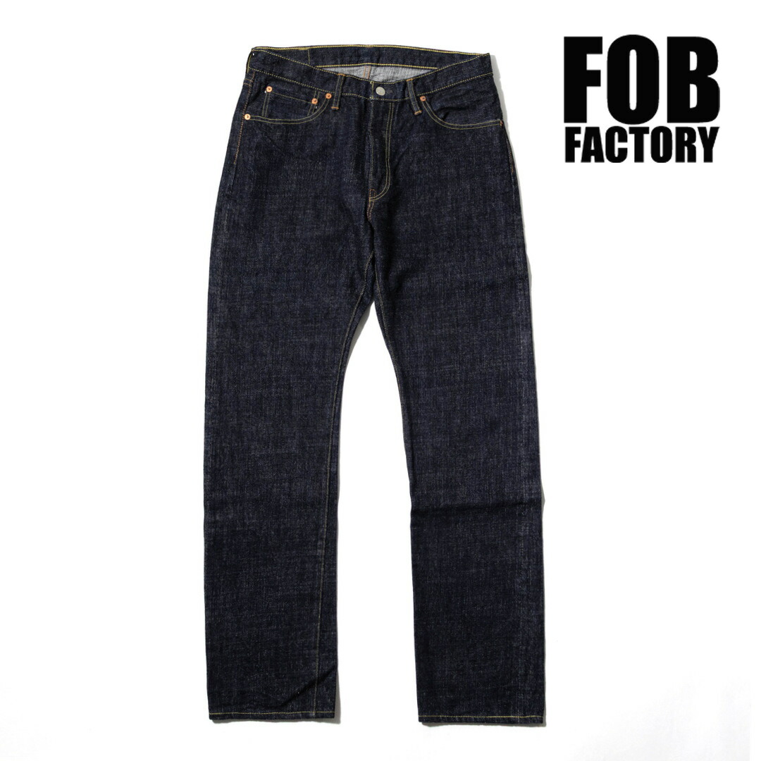 F.O.Bファクトリー FOB FACTORY/ジーンズ/G3 セルヴィッチ デニム 5P パンツ/F147/メンズ【正規取扱】
