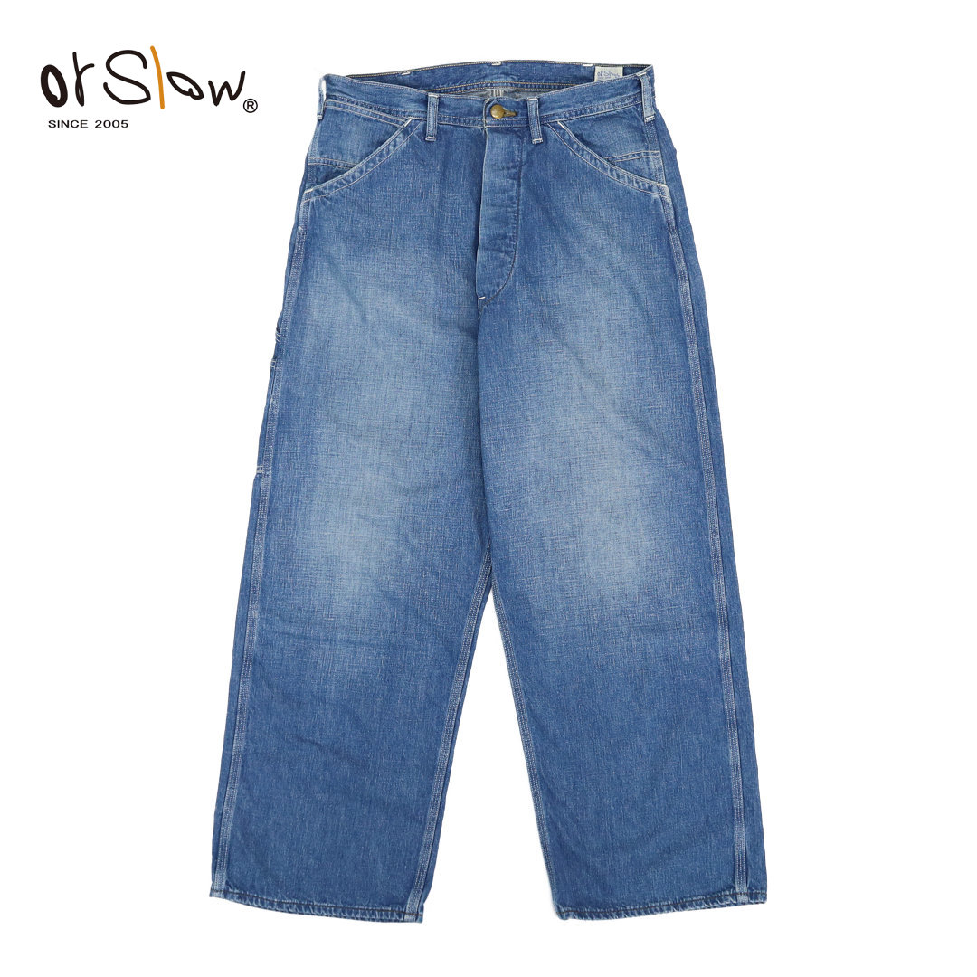 オアスロウ orSlow/デニム ジーンズ/ワイドフィット 30'S ペインターパンツ/DENIM USED/01-5126-95/メンズ【正規取扱】