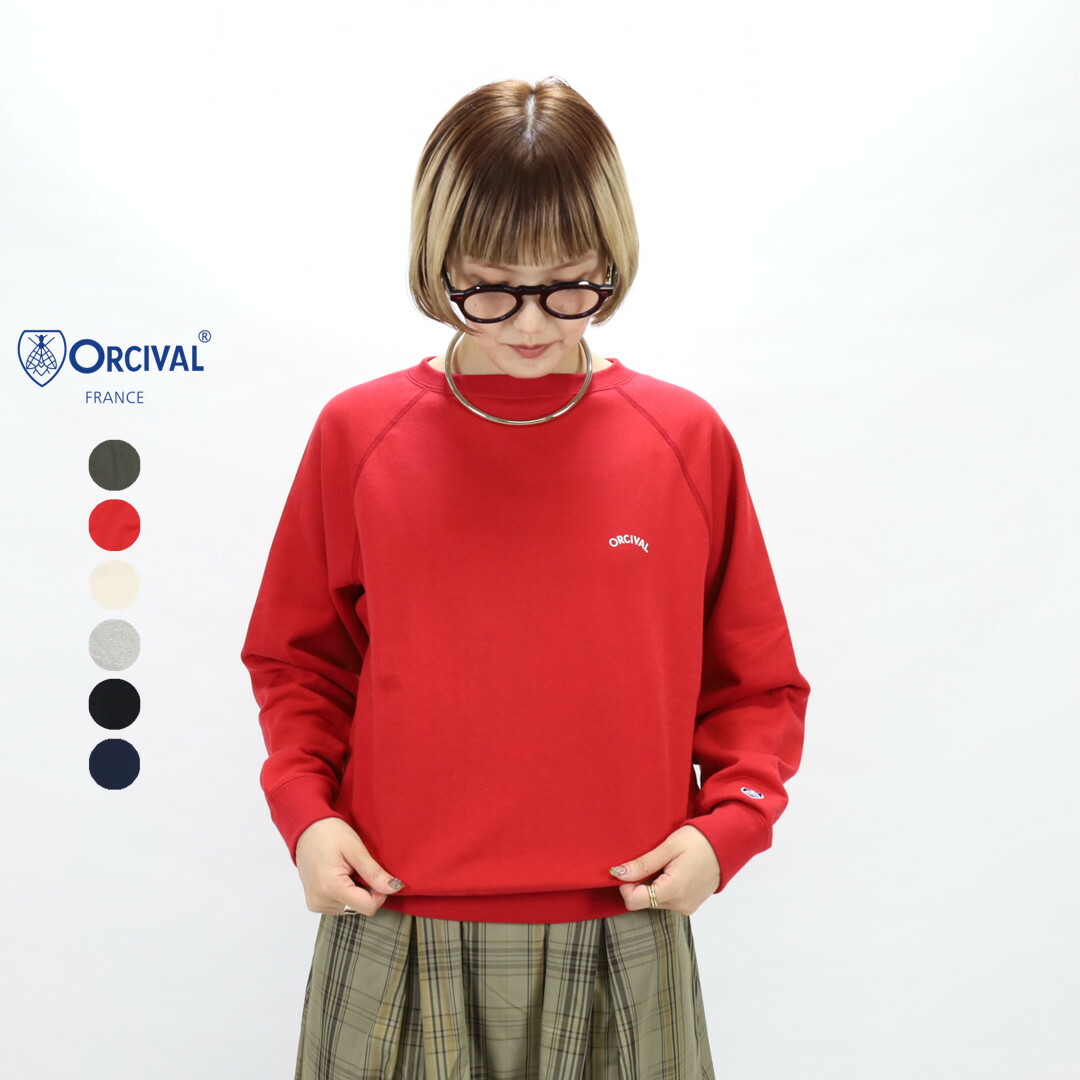 オーシバル ORCIVAL/スウェット/ライト フレンチ テリー ボート ネック スウェット/OR-C0429 MAZ/レディース【正規取扱】