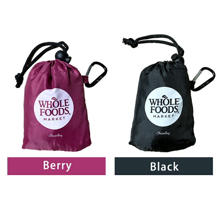 WHOLE FOODS MARKET ホールフーズ エコバッグ トートバッグ Chico bag