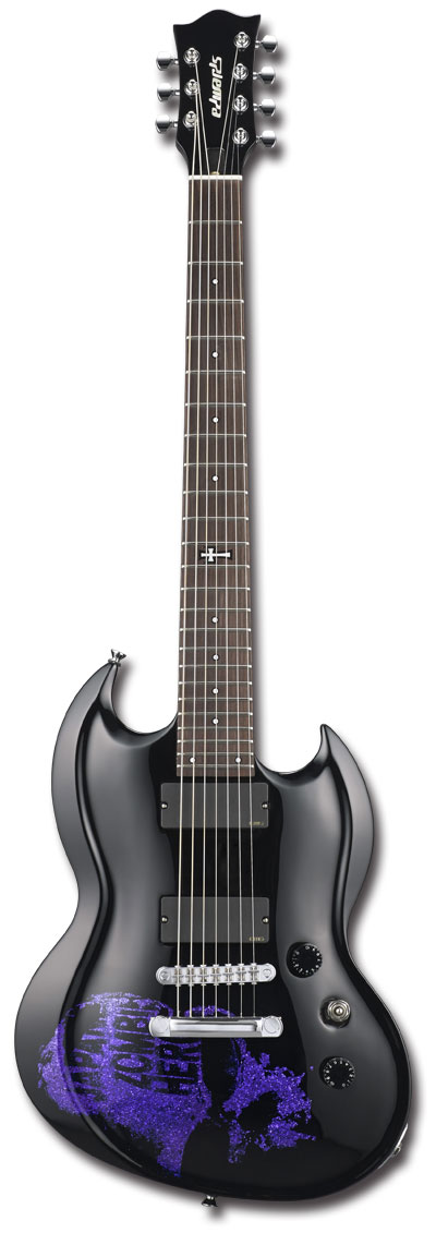 人気の定番ラインから  薫モデル　6弦 GREY EN DIR Edwards エレキギター