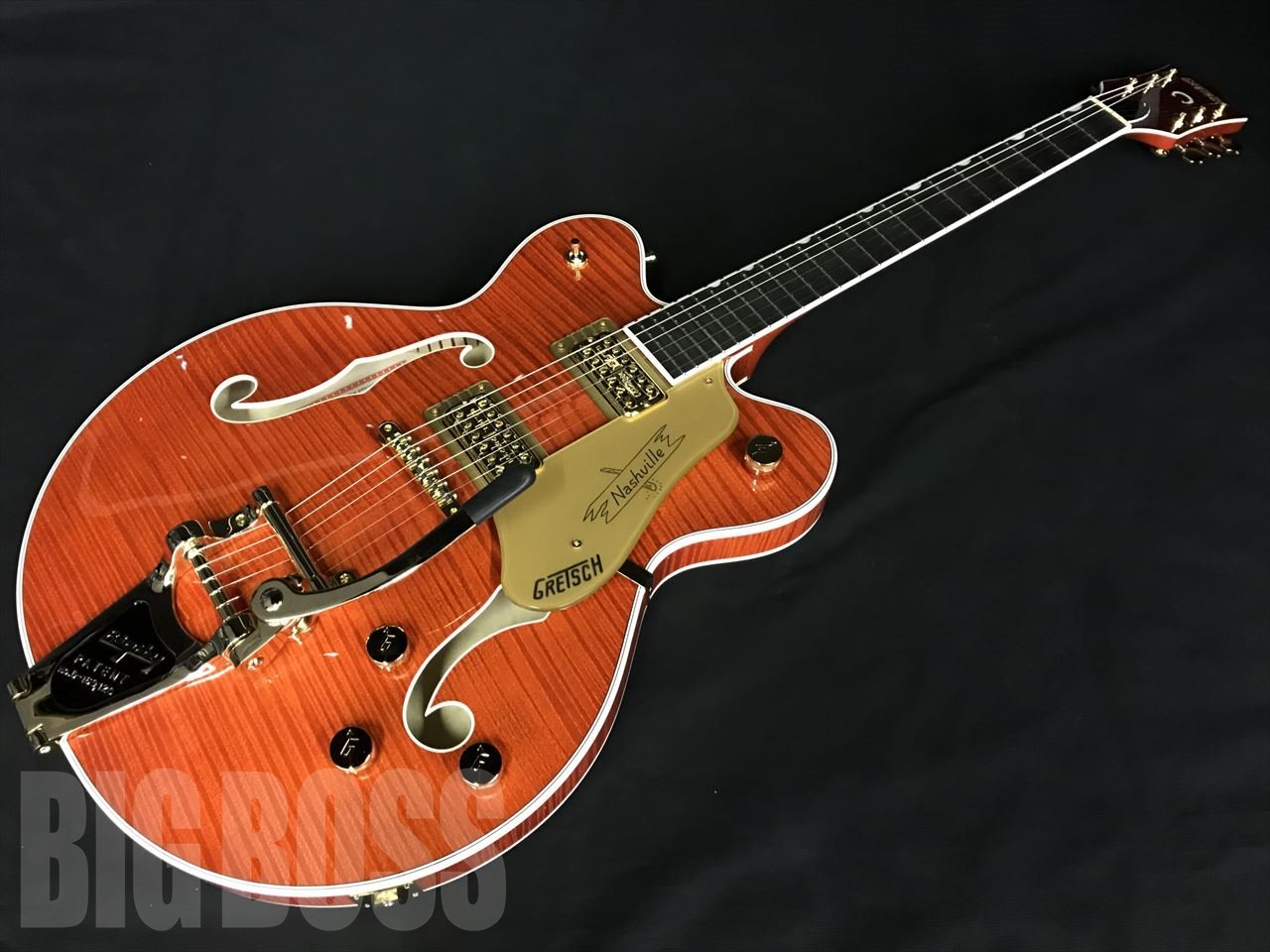 即納可能 ギター ベース Gretsch Center G66tfm Players Edition Navigator Nashville Center Block Double Cut Bigboss