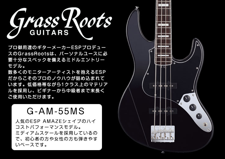 楽天市場 即納可能 Grassroots G Am 55ms Candy Apple Red 当店オリジナル初心者セット グラスルーツ Amaze Type アメイズタイプ レッド エレキベース ミディアムスケール メンテナンス無料 お買い物マラソン ポイント5倍 2021 11 11 Am 1 59まで
