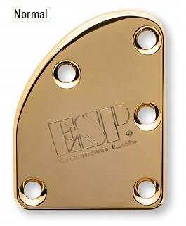 【ESP Parts】ESP Custom Lab Parts T-5 Neck Set Plate Brass Normal Gold [ESP純正パーツ][ネックセットプレート]【お買い物マラソン！ポイント5倍！～7/26（日）01:59まで】｜BIGBOSS