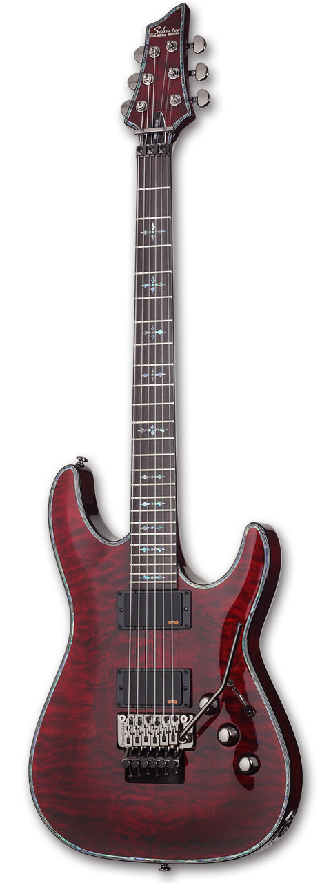 Schecter Diamond Series シェクター７弦エレキギター　赤