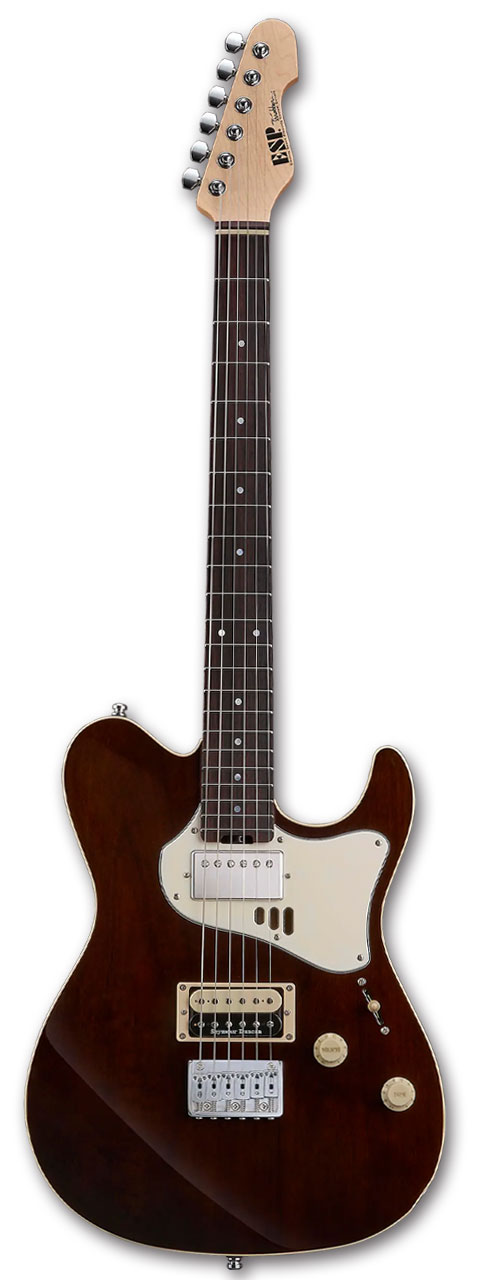 【仕様変更】ESP THROBBER-STD / Smorky Brown [イーエスピー][スローバー][エレキギター][国産,MADE IN JAPAN][スモーキーブラウン] [メンテナンス無料] 【受注生産】｜BIGBOSS