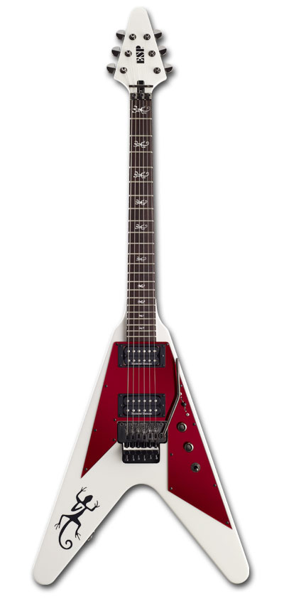 楽天市場】[the GazettE 麗モデル]ESP U-02 [HELLION-II WH