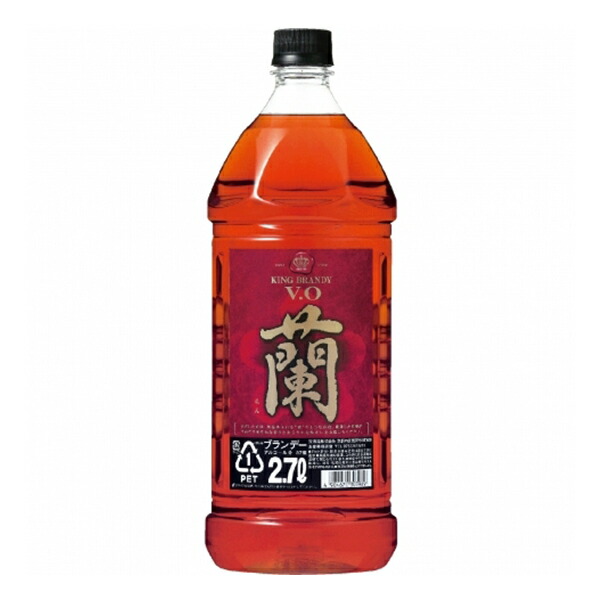 【本州のみ 送料無料】宝 キングブランデー 蘭（らん） 37度 2700ml×1ケース（6本）《006》 『FSH』