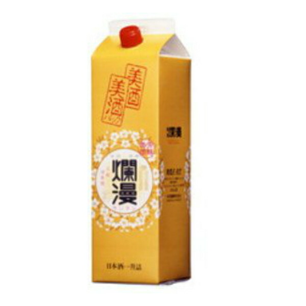 爛漫 美酒パック 1800ml×1ケース（6本）【秋田県】《006》