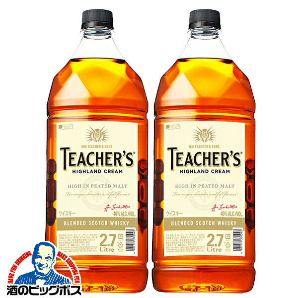 ティーチャーズウイスキー 4L 2本セット ティーチャーズ 4Lペット ウイスキー スコッチ 送料無料 優良