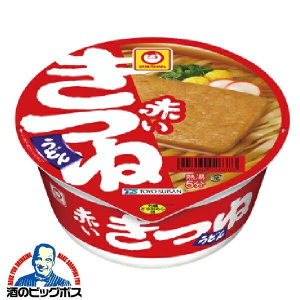 【送料無料】東洋水産 マルちゃん 赤いきつねうどん 東向け 1ケース/96g×12個《012》『GCC』画像