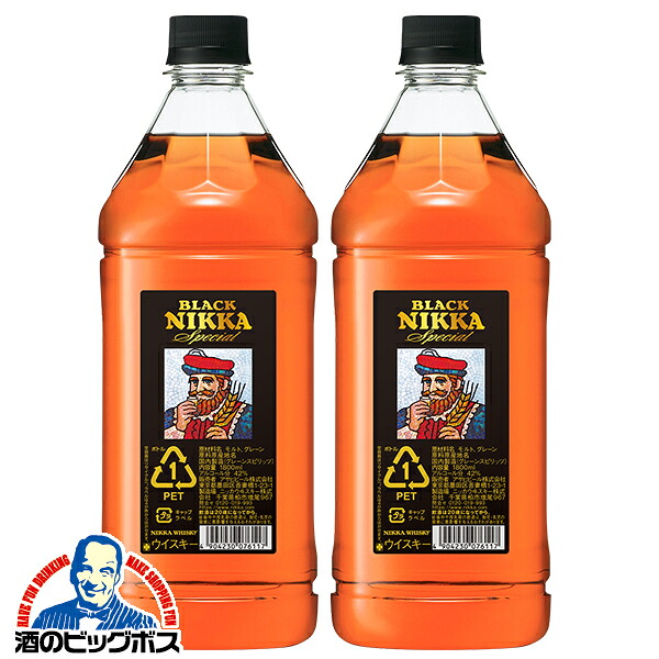 【予約】【2026年4月14日新発売】【本州のみ 送料無料】1.8Lペット 国産ウイスキー アサヒ ブラックニッカ スペシャル 42度 1800ml×2本《002》『FSH』