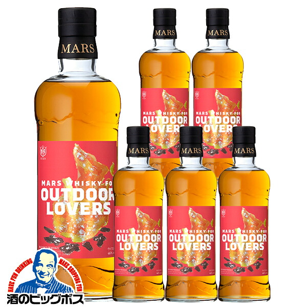 【本州のみ 送料無料】ジャパニーズウイスキー 本坊酒造 マルスウイスキー フォー アウトドアラバーズ 700ml×1ケース/6本《006》『OMS』 ブレンデッド マルス駒ヶ岳蒸溜所