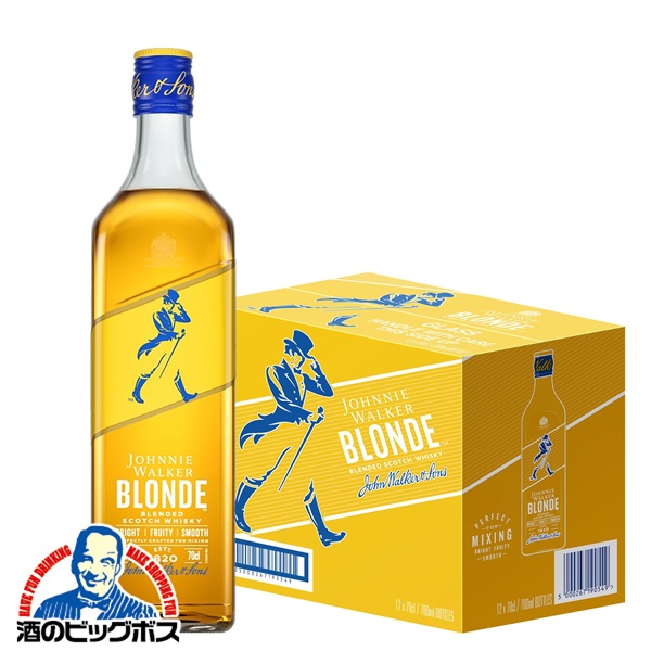 【本州のみ 送料無料】スコッチ ブレンデッド ウイスキー キリン ジョニーウォーカー ブロンド 700ml×1ケース/12本《012》『FSH』 キリン 正規品 正規品