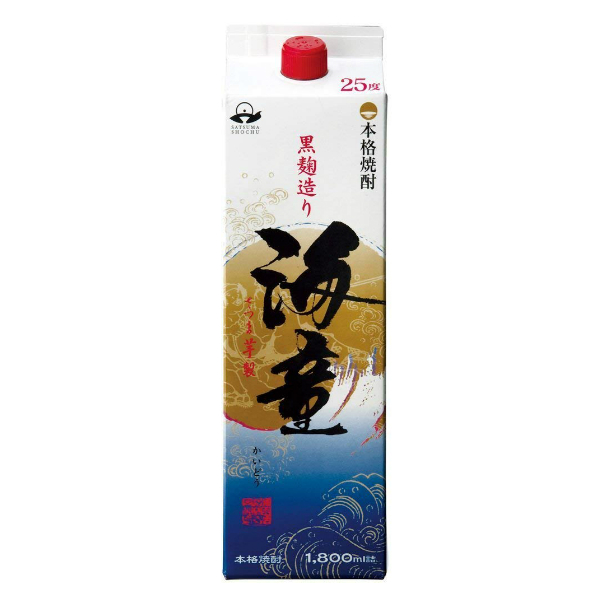 割り引き 海童パック 1800ml×2ケース 25度 《012》 12本 焼酎