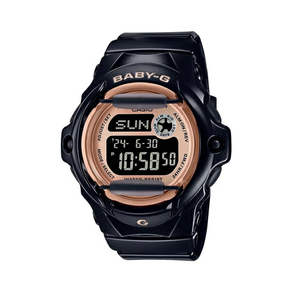 【ポイントバックCP】国内正規品 CASIO BABY-G カシオ ベビーG フロントプロテクター コンパクト ブラック レディース腕時計 BG-169UG-1JF 7,920円