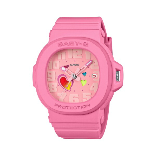 【ポイントバックCP】国内正規品 CASIO BABY-G カシオ ベビーG PLAYFUL HEARTS SERIES ショックレジスト 10気圧防水 レディース腕時計 BGA-10-4AJF