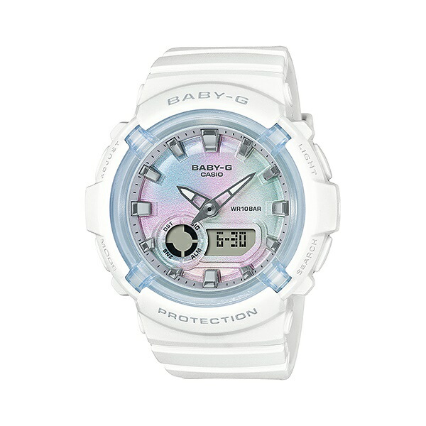 カシオ ベビーG 電波ソーラー シルバー＆ホワイト MSG-W300-7AJF G-MS BABY-G ベビーG 電波 ソーラー レディース 時計 カシオ