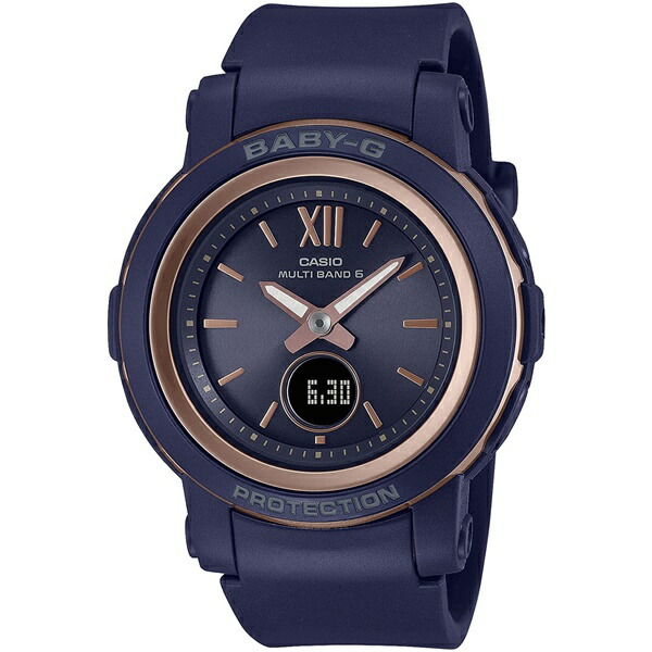 【エントリーで最大100％ポイントバックCP!!】国内正規品 CASIO BABY-G カシオ ベビーG 電波ソーラー コンパクト シンプル ネイビー レディース腕時計 BGA-2900-2AJF｜BIG BOYS