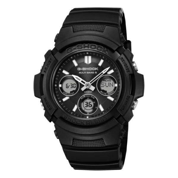 【ポイントバックCP】国内正規品 CASIO G-SHOCK カシオ Gショック アナデジ 電波時計 タフソーラー ショックレジスト メンズ腕時計 AWG-M100FP-1A1JR