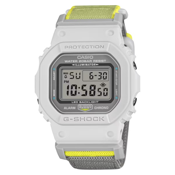 【9日20時~エントリーで尖んがり15倍】国内置き目品 CASIO G-SHOCK カシオ Gぼうぜん自失 NEW CLOTH BANDつづき物 デジタル 20空圧雨合羽 メンズウォッチ DW-5600MNC-7A8JF メンズ腕時計-腕時計