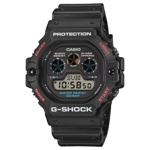 【ポイントバックCP】国内正規品 CASIO G-SHOCK カシオ Gショック デジタル ショックレジスト 20気圧防水 メンズ腕時計 DW-5900U-1JF