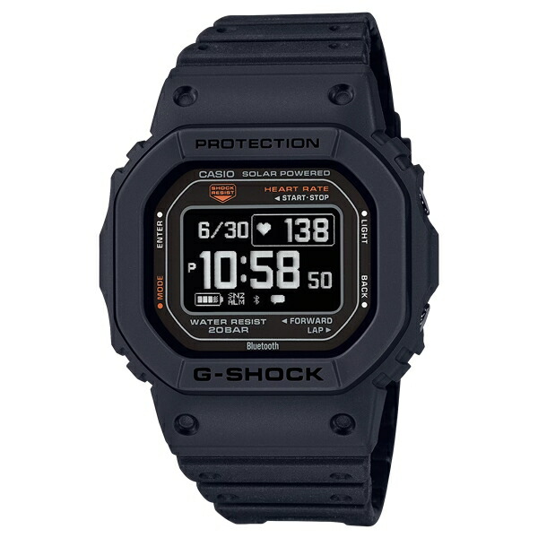 【10日まで!エントリーで尖んがり15倍】【ラッピング無料客体商いもの】国内定め事品 CASIO G-SHOCK カシオ Gぼうぜん自失 G-SQUAD 細工物アウト 形づくる 真四角 黒いこと メンズウオッチ DW-H5600-1JR