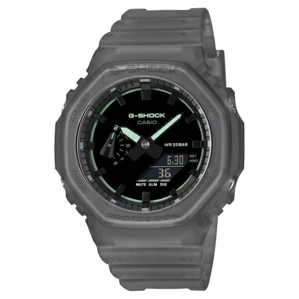 【10日まで!エントリーで尖んがり15倍】国内置き目品 CASIO G-SHOCK カシオ Gぼうぜん自失 アナデジ  SMOKE LIGHT ぼうぜん自失レジスト 20空圧雨合羽 メンズウオッチ GA-2100K-1AJF