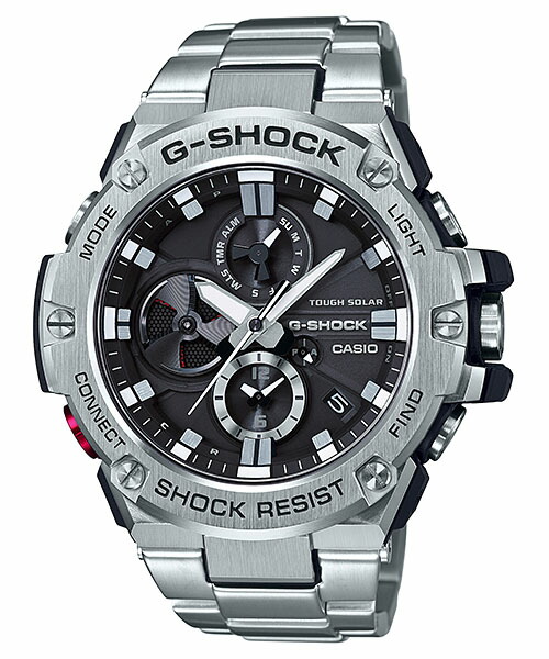 【10日まで!エントリーで尖んがり15倍】【ラッピング無料客体商いもの】国内定め事品 CASIO G-SHOCK カシオ Gぼうぜん自失 Gスチール写真 移動性繋がり メンズウオッチ GST-B100D-1AJF