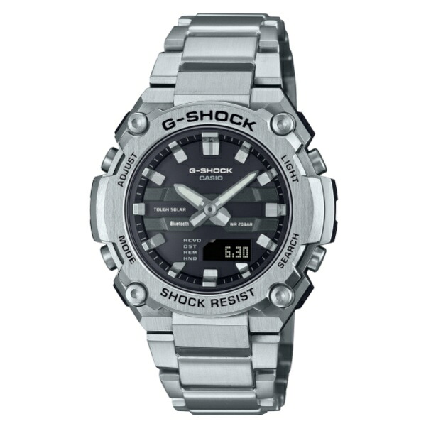 【ポイントバックCP】【ラッピング無料対象商品】国内正規品 CASIO G-SHOCK カシオ Gショック G-STEEL メタルベゼル アプリ対応 Bluetooth メンズ腕時計 GST-B600D-1AJF