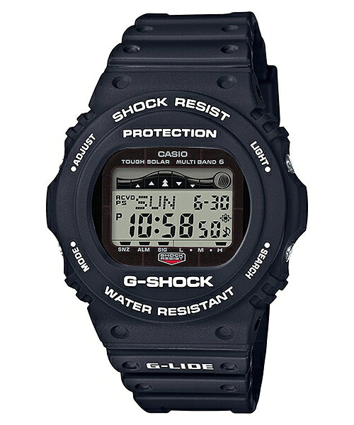 【ポイントバックCP】国内正規品 CASIO G-SHOCK カシオ Gショック G-LIDE タイドグラフ ムーンデータ メンズ腕時計 GWX-5700CS-1JF