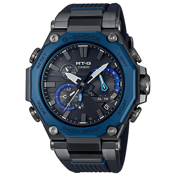 【10日まで!エントリーで尖んがり15倍】【ラッピング無料客体商いもの】国内置き目品 CASIO G-SHOCK カシオ Gぼうぜん自失 可動性繋がり 手ごわいソーラー 黒いこと 青み メンズウオッチ MTG-B2000B-1A2JF