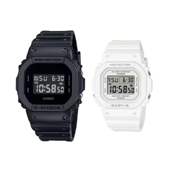 【エントリーで最大100%ポイントバックCP!!】国内正規品 CASIO G-SHOCK BABY-G カシオ Gショック ベビーG ペアウォッチ DW-5600UBB-1JF BGD-565U-7JF PAIR-CASIO-056|BIG BOYS