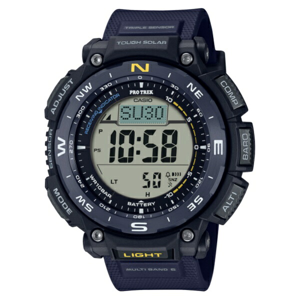 【ポイントバックCP】【ラッピング無料対象商品】国内正規品 CASIO PRO TREK カシオ プロトレック Climber Line マルチバンド6 タフソーラー メンズ腕時計 PRW-3400Y-2JF