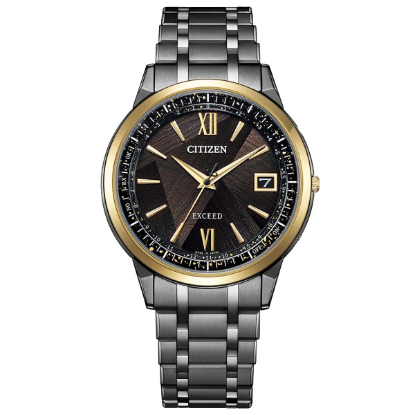 【10日まで!エントリーで尖んがり15倍】【一般受け商いもの】CITIZEN EXCEED シチズン エクシード 制限事項真似形500本 LIGHT インチ BLACK 50周年 エコ運転 電磁波時辰儀 メンズウオッチ CB1147-61E