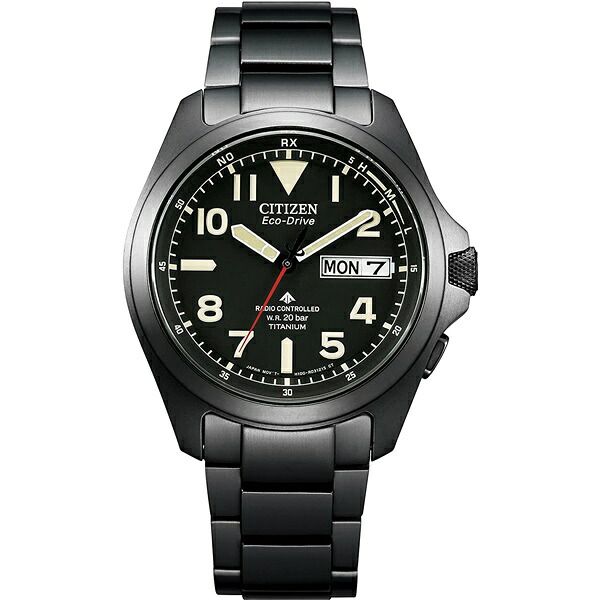 【ポイントバックCP】【ラッピング無料対象商品】CITIZEN PRO MASTER シチズン プロマスター LANDシリーズ ブラック メンズ腕時計 AT6085-50E