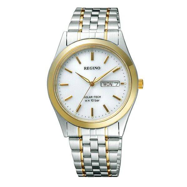 【ポイントバックCP】CITIZEN REGUNO シチズン レグノ 10気圧防水 ソーラーテック メンズ腕時計 RS25-0053B