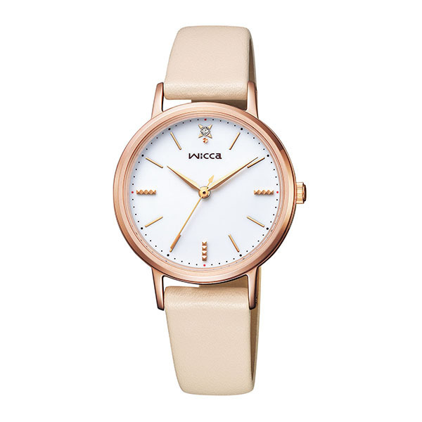【ポイントバックCP】【ラッピング無料対象商品】CITIZEN wicca シチズン ウィッカ ソーラーテック レディース腕時計 KP5-166-10