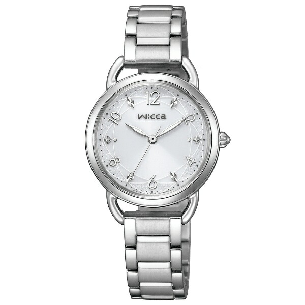 【ポイントバックCP】【ラッピング無料対象商品】CITIZEN wicca シチズン ウィッカ ソーラーテック ECOPET 替えバンド付 レディース腕時計 KP6-014-11