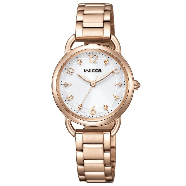 【ポイントバックCP】【ラッピング無料対象商品】CITIZEN wicca シチズン ウィッカ ソーラーテック ECOPET 替えバンド付 レディース腕時計 KP6-065-11
