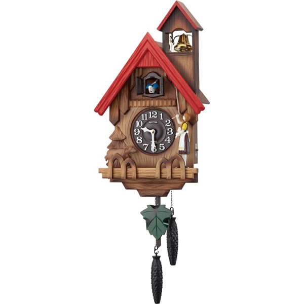 RHYTHM リズム時計 クロック 掛け時計 鳩時計 カッコークロック カッコーチロリアンＲ 4MJ732RH06 (4MJ732-N06の新モデル)