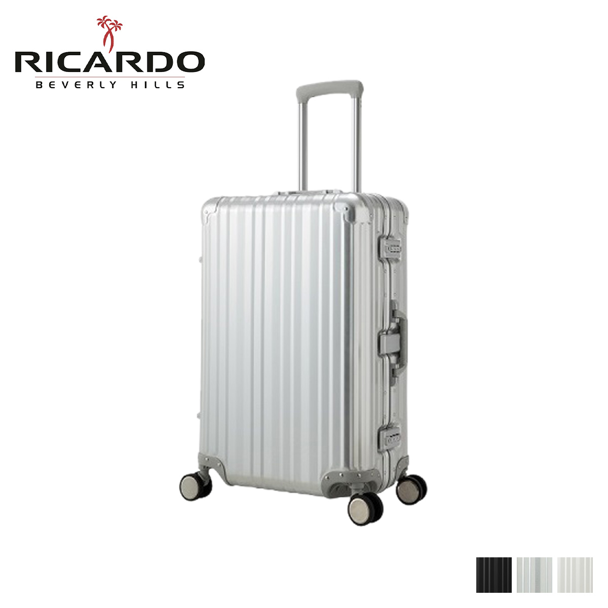 ○新品○RICARDO○ 3泊-6泊 スーツケース 58L 4輪 キャリーバッグ - バッグ