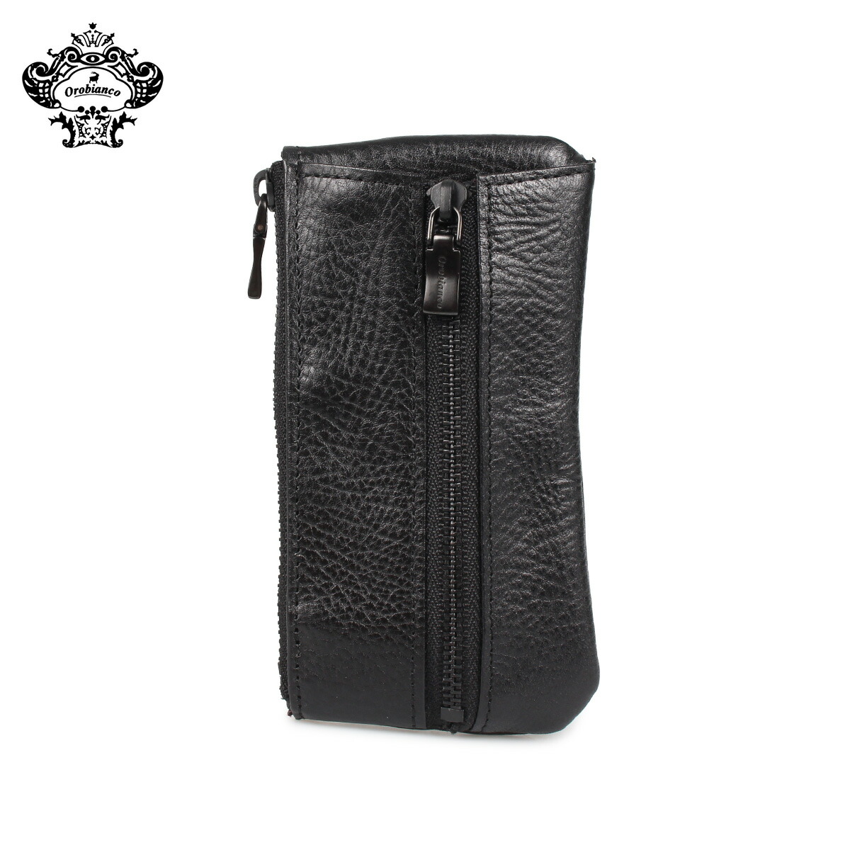 Orobianco KEY CASE オロビアンコ キーケース キーホルダー スマートキーケース メンズ 5連 ブラック 黒 ORS-091000