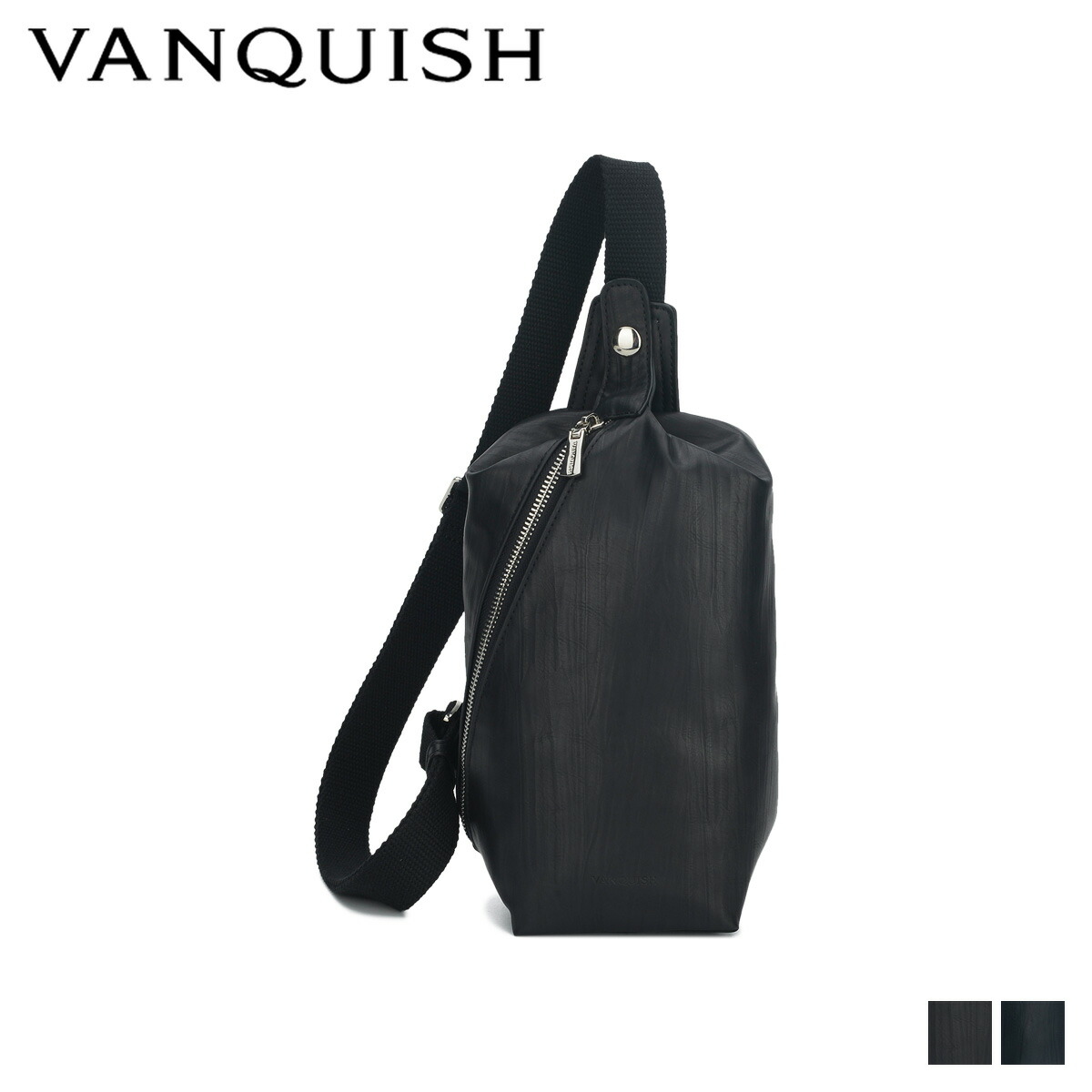 VANQUISH BODY BAG ヴァンキッシュ バッグ ウエストバッグ ボディバッグ メンズ 撥水 ブラック ネイビー 黒 VQM-41530