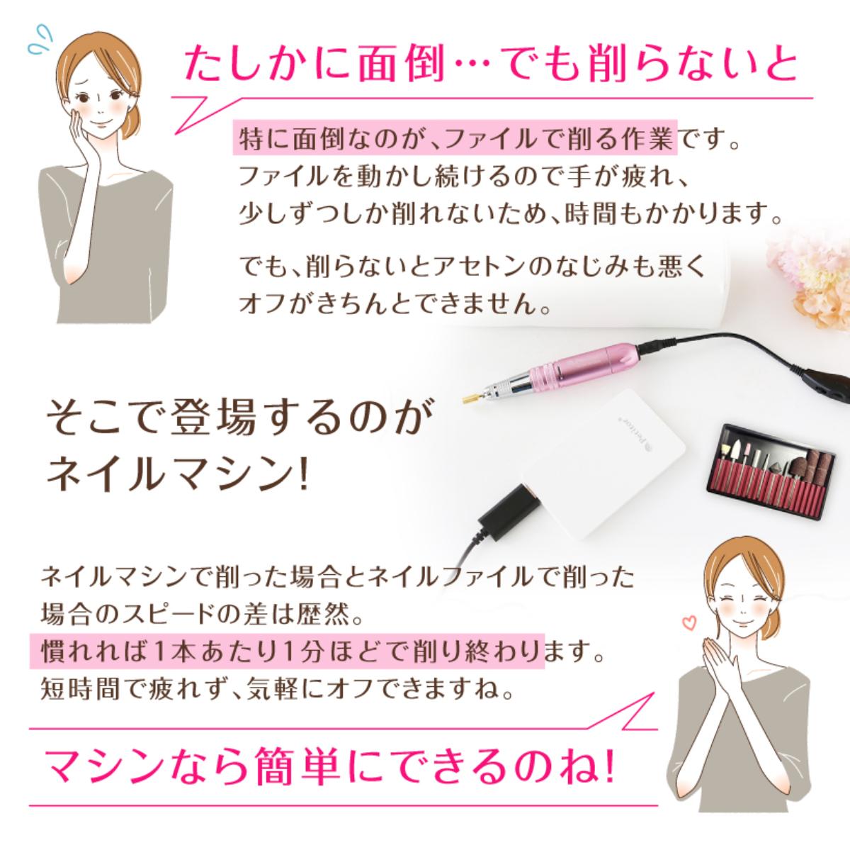 美ルル Belulu ネイルマシン ビットセット付き プチトルm